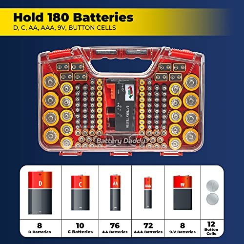 Battery Daddy 180 — 180-Battery Rotating Storage System